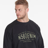 North 56°4 / North 56Denim North 56Denim Logo Sweatshirt Sweatshirt 0099 Black