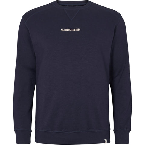 North 56°4 / North 56Denim North 56Denim logo sweatshirt TALL Sweatshirt 0580 Navy Blue