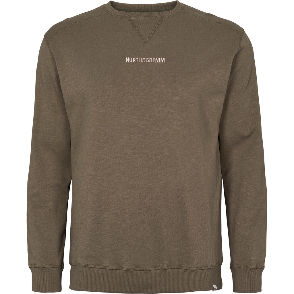 North 56°4 / North 56Denim North 56Denim logo sweatshirt TALL Sweatshirt 0659 Dusty Olive Green