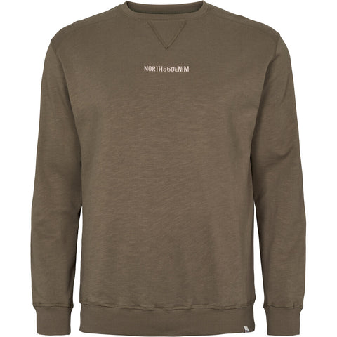 North 56°4 / North 56Denim North 56Denim logo sweatshirt TALL Sweatshirt 0659 Dusty Olive Green