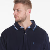 North 56°4 / North 56Denim North 56°4 Classic Contrast Collar Polo S/S Polo SS 0580 Navy Blue