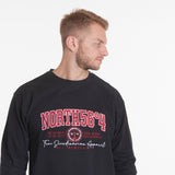 North 56°4 / North 56Denim North 56°4 Logo Sweat Embroidery Sweatshirt 0099 Black