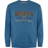 North 56°4 / North 56Denim North 56°4 Logo Sweat Embroidery Sweatshirt 0583 Manaco Blue