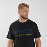 North 56°4 / North 56Denim North 56°4 Printed T-shirt T-shirt 0099 Black