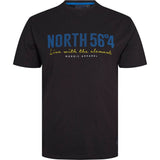 North 56°4 / North 56Denim North 56°4 Printed T-shirt T-shirt 0099 Black