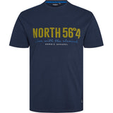 North 56°4 / North 56Denim North 56°4 Printed T-shirt T-shirt 0580 Navy Blue