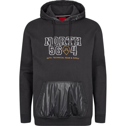 North 56°4 / North 56Denim North 56°4 Sport Hooded Sweat W/Embrodery Sweatshirt 0099 Black